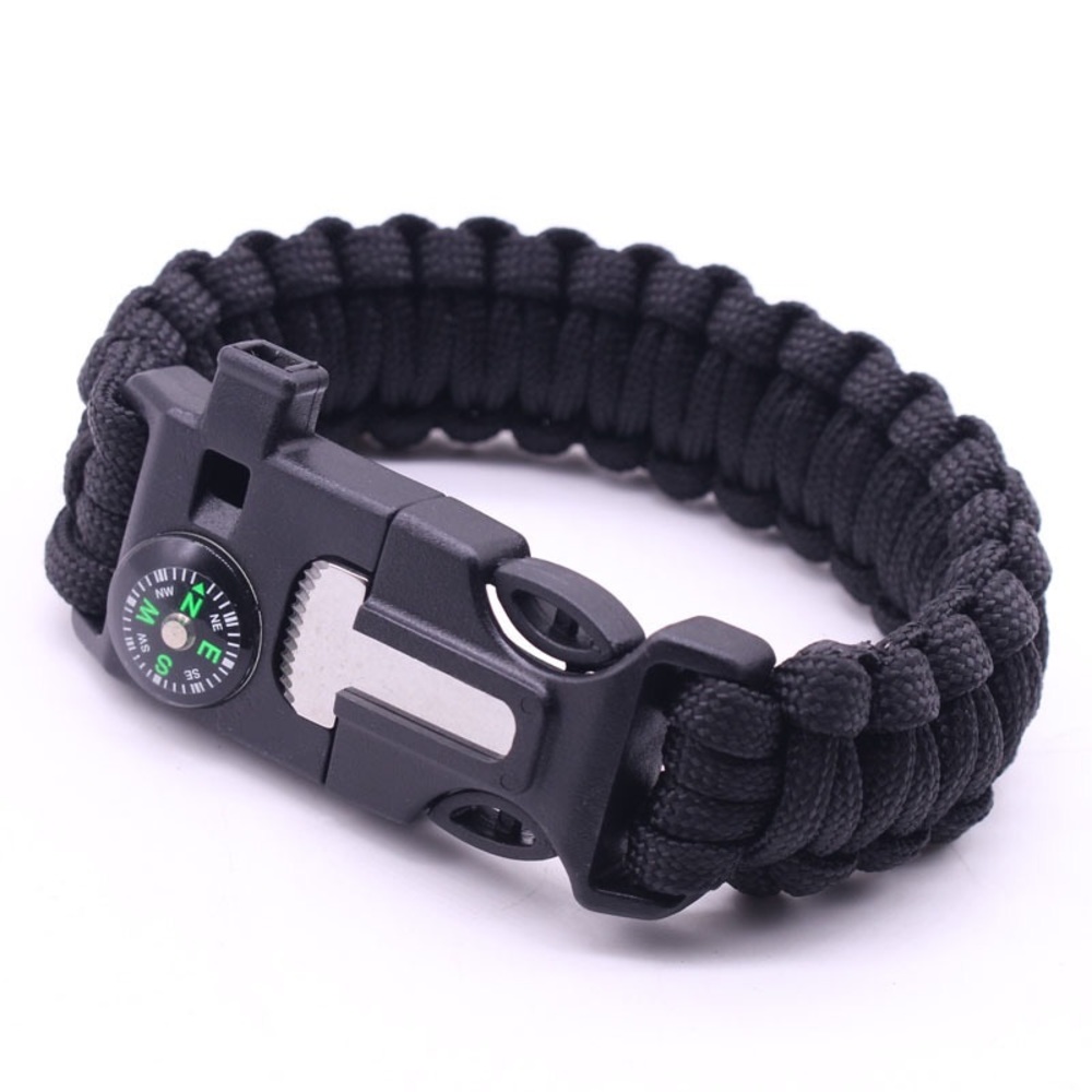 Multifunctional survival bracelet camping mountaineering adventures unisex